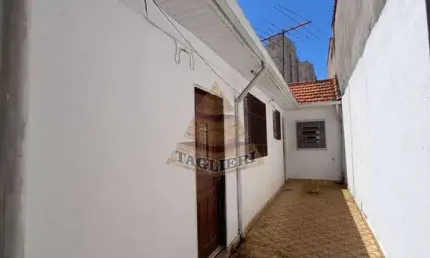 Casa térrea c/2 dormitórios entrada lateral  vagas tatuapé precisa reforma