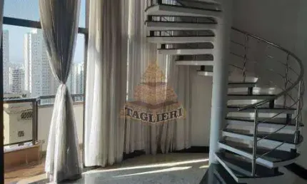 COBERTURA DUPLEX TATUAPÉ COM SALA 2 AMBIENTES COM SACADA E PISCINA