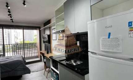 ALUGA-SE LINDO STUDIO NO CORAÇÃO DO ANALIA FRANCO- 25M MOBILIADO