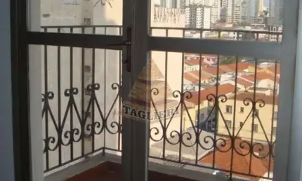Apto tatuapé 2 dorms, sala 2 ambientes 2 vagas c/ sacada, armário de quarto