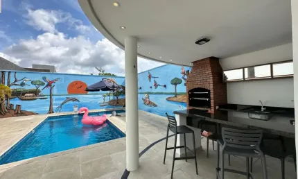 Casa em condomínio fechado com 4 quartos à venda na Avenida Frederico Baird, 621, Ponta Negra, Manaus