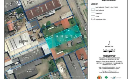 Terreno à venda no boqueirão, curitiba , 627 m2 por r$ 720.000