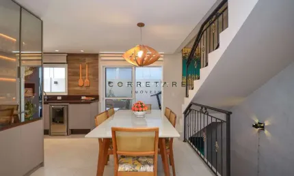Casa em condomínio fechado com 3 quartos à venda no bom retiro, curitiba , 191 m2 por r$ 1.539.000