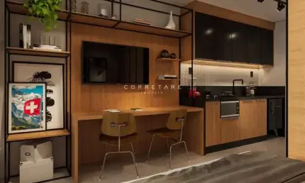 Kitnet / stúdio à venda no alto da rua xv, curitiba , 22 m2 por r$ 275.500