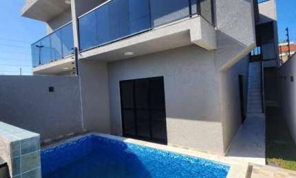 Casa com 4 quartos à venda na Travessa Curaçao, 90, Nações, Fazenda Rio Grande, 163 m2 por R$ 799.000