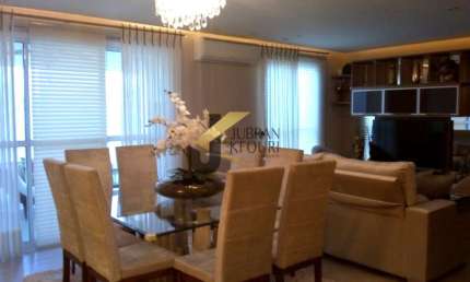 Apartamento equipado e mobiliado à venda no Parque Prado - Campinas, com 3 suítes, lazer comum e 3 garagens.