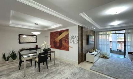Apartamento mobiliado e equipado à venda próximo na Nova Campinas, com 3 suítes, 3 garagens e lazer comum.