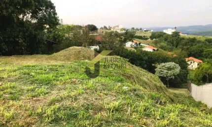 Terreno em condomínio à venda em Sousas - Campinas, com 1399 m² de área e vista panorâmica e definitiva para a mata.