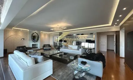 Apartamento de altíssimo padrão à venda no Cambuí - Campinas, com 4 suítes (1 máster com 2 closets e hidro), lazer com vários itens, 4 garagens no sub
