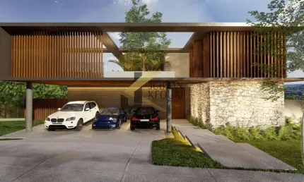 Casa em condomínio à venda em Sousas - Campinas, com 5 suítes (1 máster), lazer comum e garagem para 5 carros.