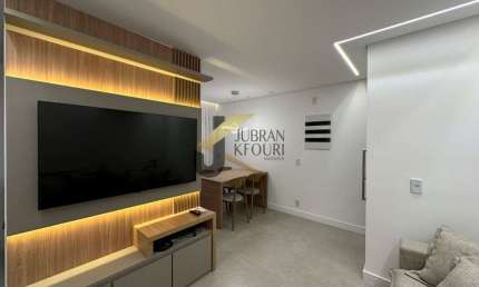 Apartamento novo, mobiliado, decorado e equipado à venda no Bosque - Campinas, com 1 suíte, lavado, closet, garagem coberta e automação.
