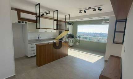 Apartamento para aluguel, Parque Prado, Campinas. SP. Com 2 dormitórios sendo 1 suíte, 2 salas, 2 banheiros, 2 vagas. Andar alto e sol da manhã.
