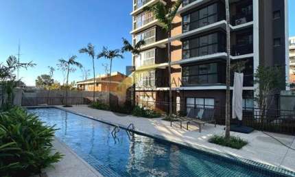 Apartamento novo, mobiliado, decorado e equipado para aluguel na Nova Campinas - Campinas, com 1 suíte, lazer comum e 2 garagens.