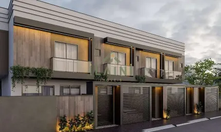 Sobrados em fase de acabamento no loteamento  Santa Clara Camboriú