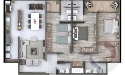Apartamento com 3 quartos à venda na Rodovia João Paulo, --, João Paulo, Florianópolis