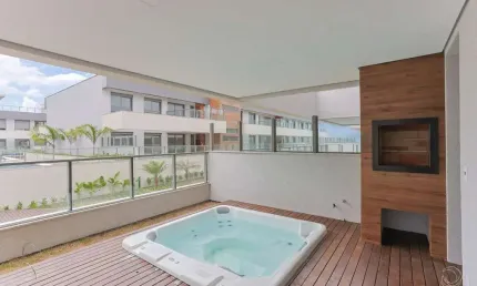 Apartamento garden de 119,64m² com 2 quartos sendo 1 suíte no morro das pedras