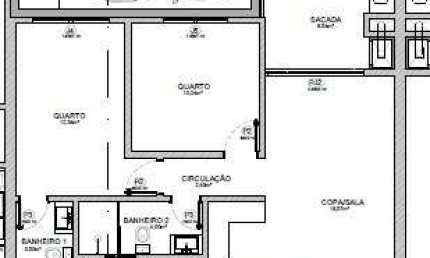 Apartamento com 2 quartos sendo 1 suíte  na Ponta do Papagaio em Palhoça