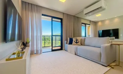 Apartamento 3 quartos sendo 2 suítes finamente mobiliado em Governador Celso Ramos