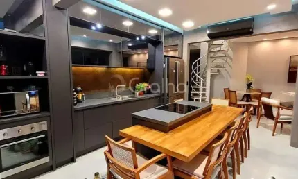 Cobertura de 126 m² com 2 quartos sendo 2 suítes em Canasvieiras