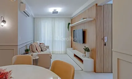 Apartamento de 88m2 com 2 quartos sendo 1 suíte no Centro de Palhoça