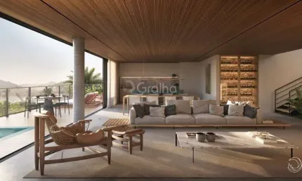 Mansão Suspensa com Vista Deslumbrante para o Mar - Cacupé | Condomínio Exclusivo