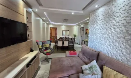 Apartamento de 116m² com 3 quartos sendo 1 suíte no bairro campinas em são josé