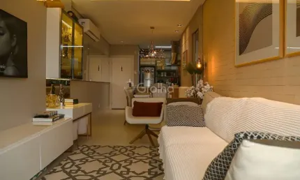 Apartamento de 73m² com 2 quartos e 1 suíte no centro