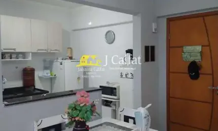 Apartamento com 1 dorm, guilhermina, praia grande - r$ 320 mil, cod: 4932
