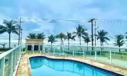 Loucura.lindo apartamento a venda em frente ao mar em Praia Grande de 01 dormitório.