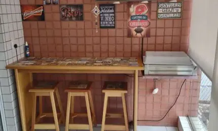 Loucura, grande loucura. excelente apartamento no forte, todo mobiliado, de 03 dormitórios, sendo 01 suíte.