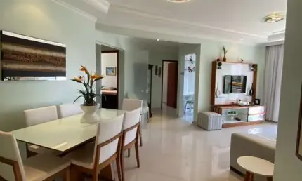 LOUCURA, LOUCURA. Excelente apartamento na Vila Caiçara, semi mobiliado, de 03 dormitórios, sendo 01 suite.