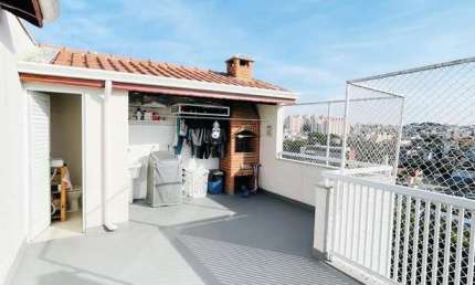 VENDA Cobertura 3 dormitórios sendo 1 suíte 100m² R$424 mil - Vila Tibiriçá - Santo André/SP