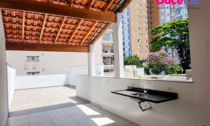 Cobertura nova 3 dormitorios sendo 1 suite 163 m² R$850 mil - Campestre - Santo André/SP