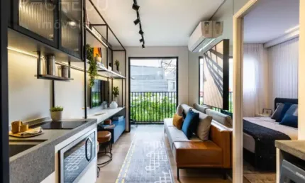 Apartamento com 1 quarto à venda na rua cardeal arcoverde, --, pinheiros, são paulo, 27 m2 por r$ 468.000