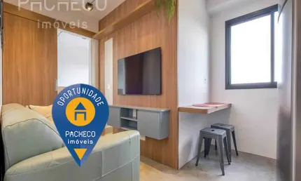 Apartamento com 1 quarto à venda na rua alves guimarães, --, pinheiros, são paulo, 28 m2 por r$ 491.500
