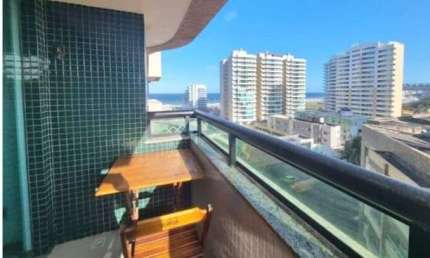 Apartamento em Armação, 1/4 vista mar, portaria 24 horas e infra completa .