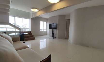 Cobertura duplex com 2 suítes, piscina privativa 152m² de área construída e 2 vagas de garagem coberta e vista mar