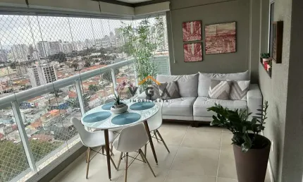 Apartamento para venda em são paulo, vila gomes cardim, 3 dormitórios, 2 suítes, 3 banheiros, 2 vagas
