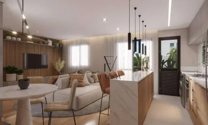 Apartamento com 2 dormitórios à venda, 44 m² por R$ 292.474,56 - Cidade Industrial - Curitiba/PR