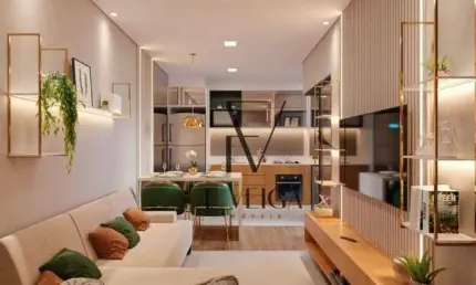 Apartamento Garden com 2 dormitórios à venda, 74 m² por R$ 405.000,00 - Novo Mundo - Curitiba/PR