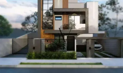 Sobrado com 3 dormitórios à venda, 138 m² por R$ 790.000,00 - Novo Mundo - Curitiba/PR