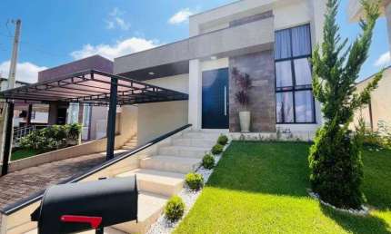 Casa em condomínio fechado com 3 quartos à venda na Rua Cecilia Meireles, 1, Terras de Atibaia, Atibaia, 170 m2 por R$ 1.270.000