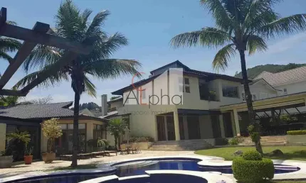 Casa em condomínio fechado com 4 quartos à venda na Jurucê, 135, Alphaville, Santana de Parnaíba por R$ 9.043.000