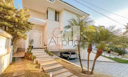 Casa em condomínio fechado com 4 quartos à venda na alameda ubatuba, 1009, alphaville, santana de parnaíba por r$ 5.108.000