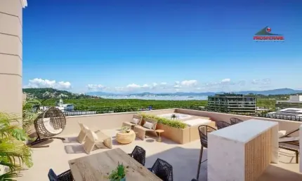 Apartamento com 3 quartos à venda na rodovia virgílio várzea, 1975, saco grande, florianópolis, 94 m2 por r$ 1.461.064