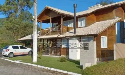 Casa em condomínio fechado com 3 quartos à venda na estrada cristóvão machado de campos, 2270, vargem grande, florianópolis, 240 m2 por r$ 1.390.000