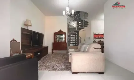 Cobertura com 3 quartos à venda na rua dos eucaliptos, 242, canasvieiras, florianópolis, 152 m2 por r$ 1.100.000