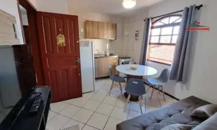 Apartamento com 1 quarto à venda na avenida professor milton leite da costa, 370, canasvieiras, florianópolis, 30 m2 por r$ 374.900