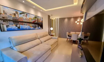 Apartamento na Beira Mar de Olinda com 3 Quartos 100 m² e lazer completo