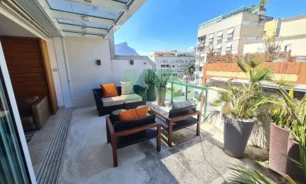 Cobertura com 2 quartos à venda na rua sambaíba, leblon, rio de janeiro, 375 m2 por r$ 8.999.000